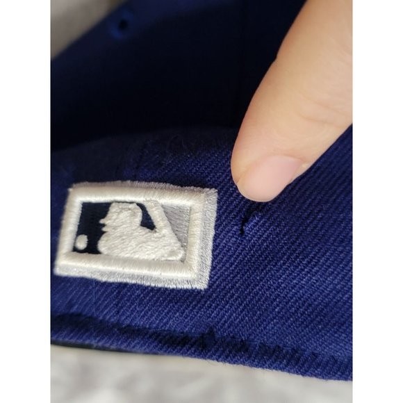 Chicago Cubs‎ New Era Cooperstown Blue white fitted hat 7 - Picture 6 of 8